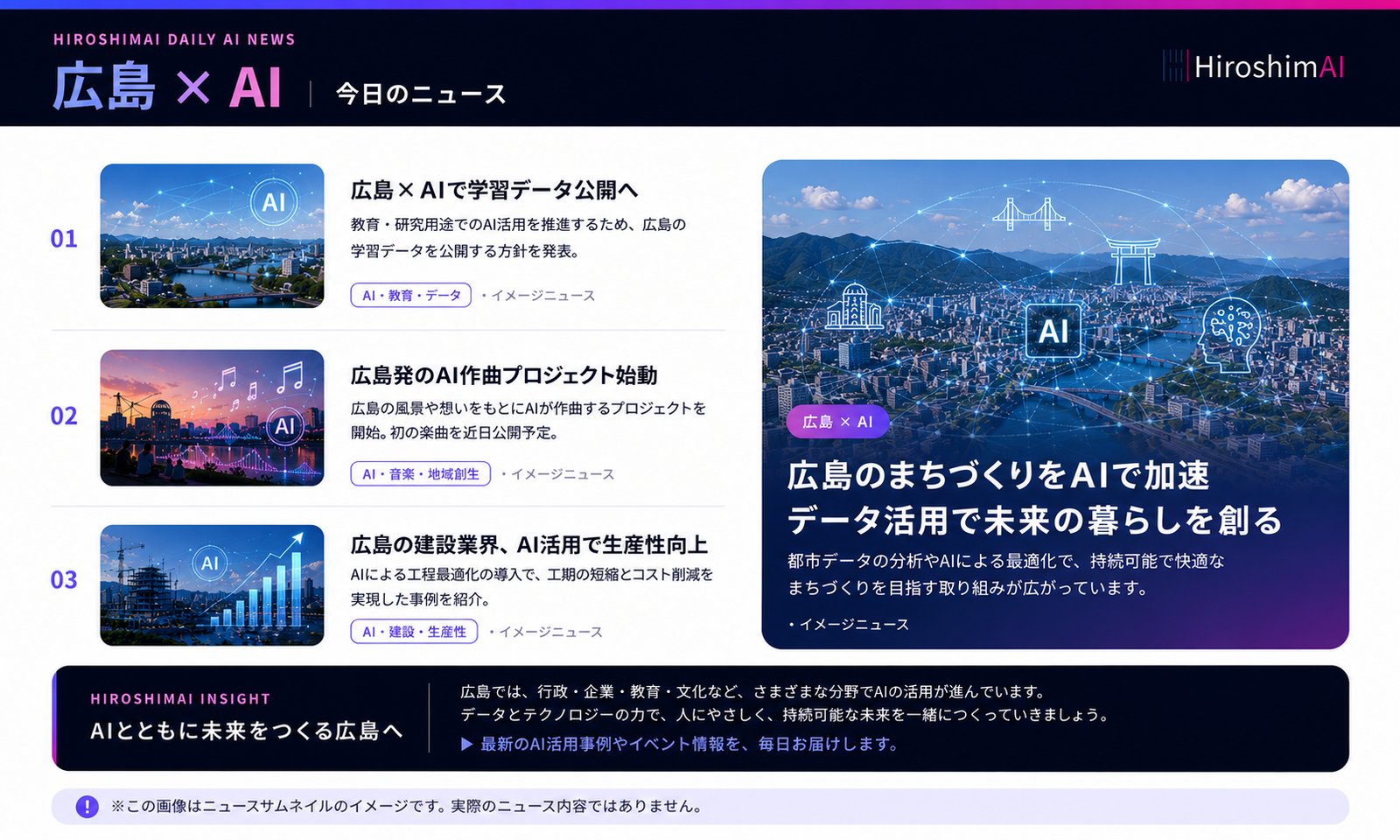 毎朝、御社の業界に合わせたAIニュースを。AI顧問の日次配信について