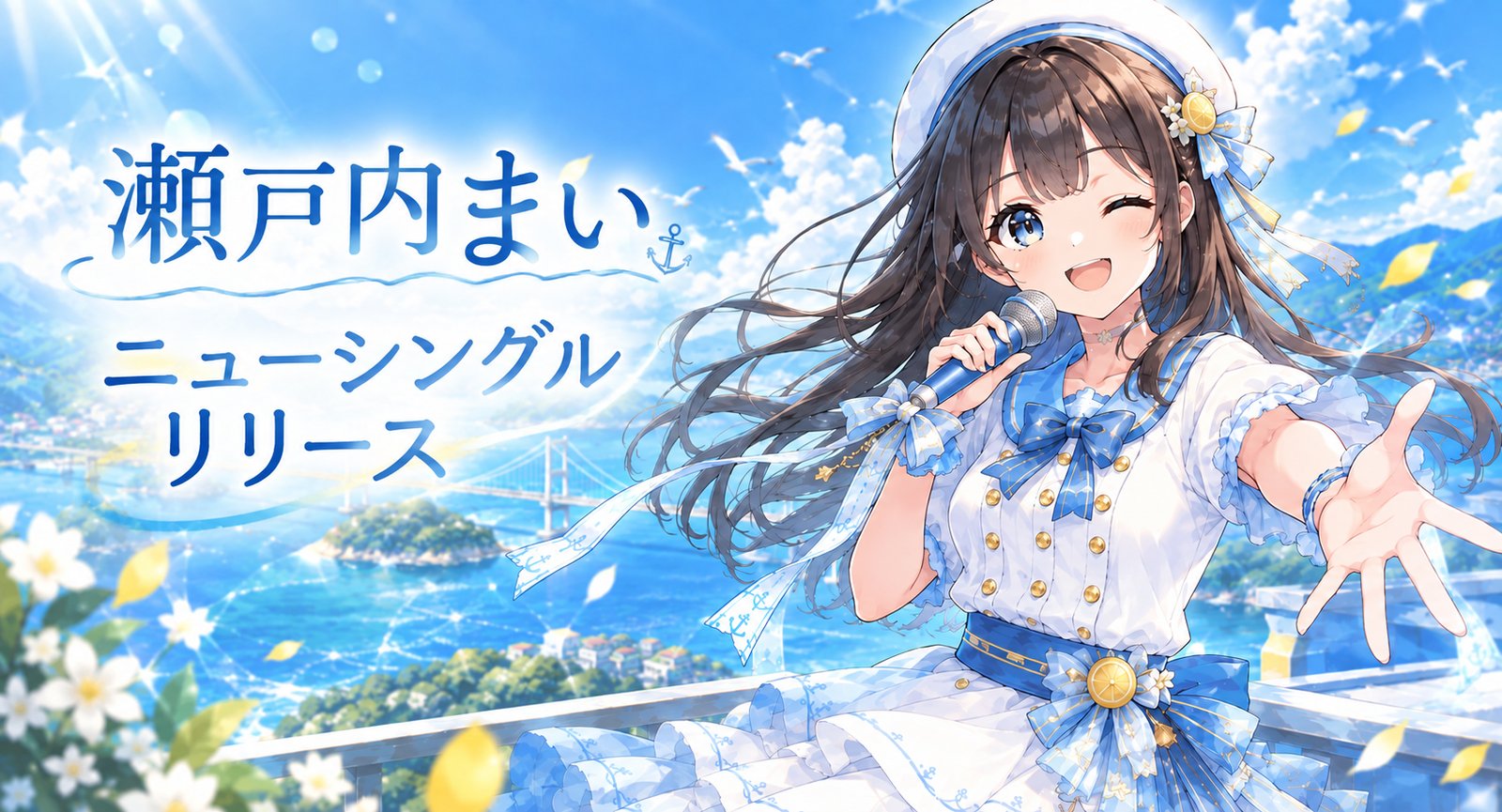 瀬戸内まい、新曲「memory」「Haguregumo」を配信開始しました