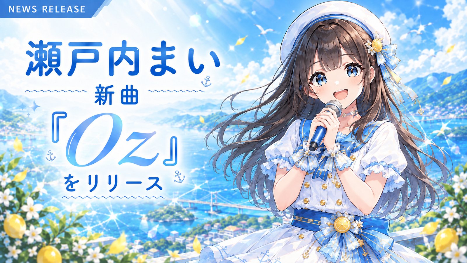 瀬戸内まい、新曲「Oz」を配信開始しました